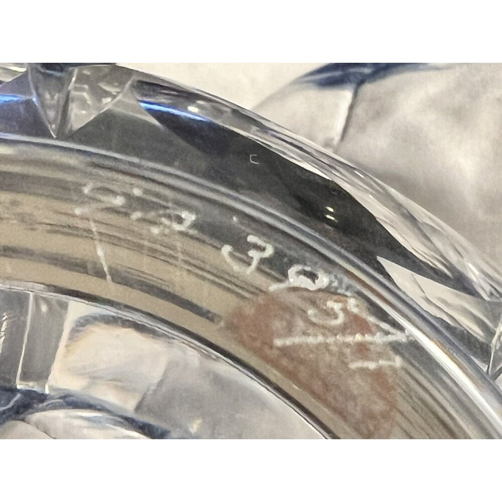 Orrefors Thousand Windows Crystal Bowl 0395-131 Signed Simon Gate 8-1/4 inch Dia - Picture 12 of 12